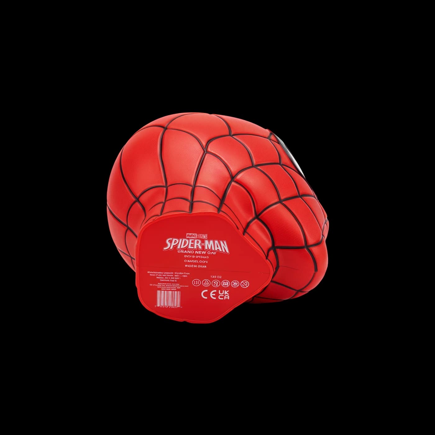 Spider-Man Eimer — Detail des geöffneten Deckels